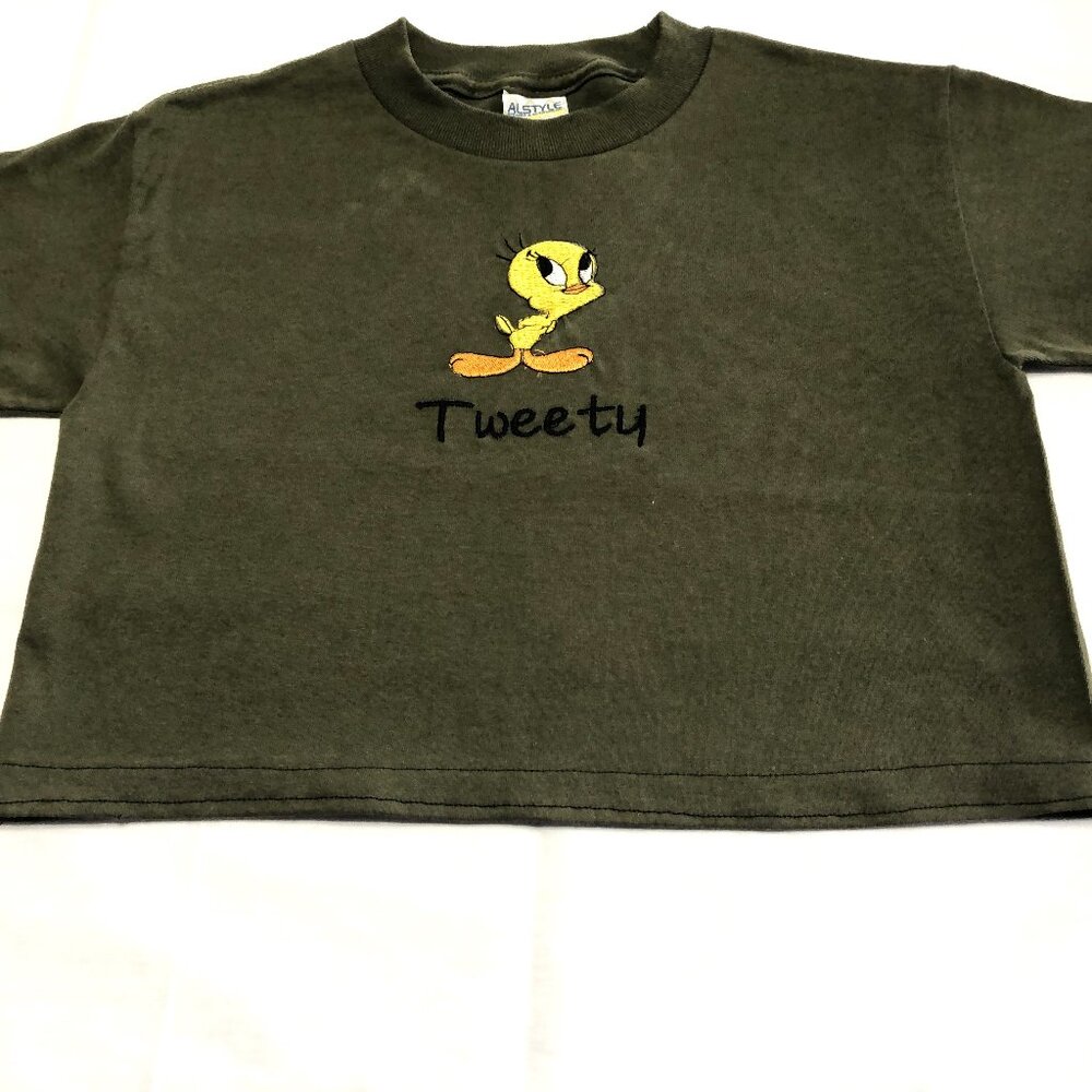 Crop Top Sage T-shirt size L Girl